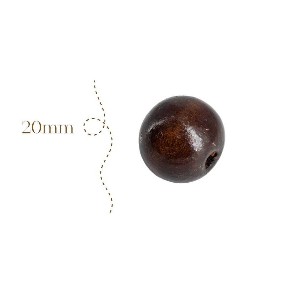 Cuentas de Madera Laca 
